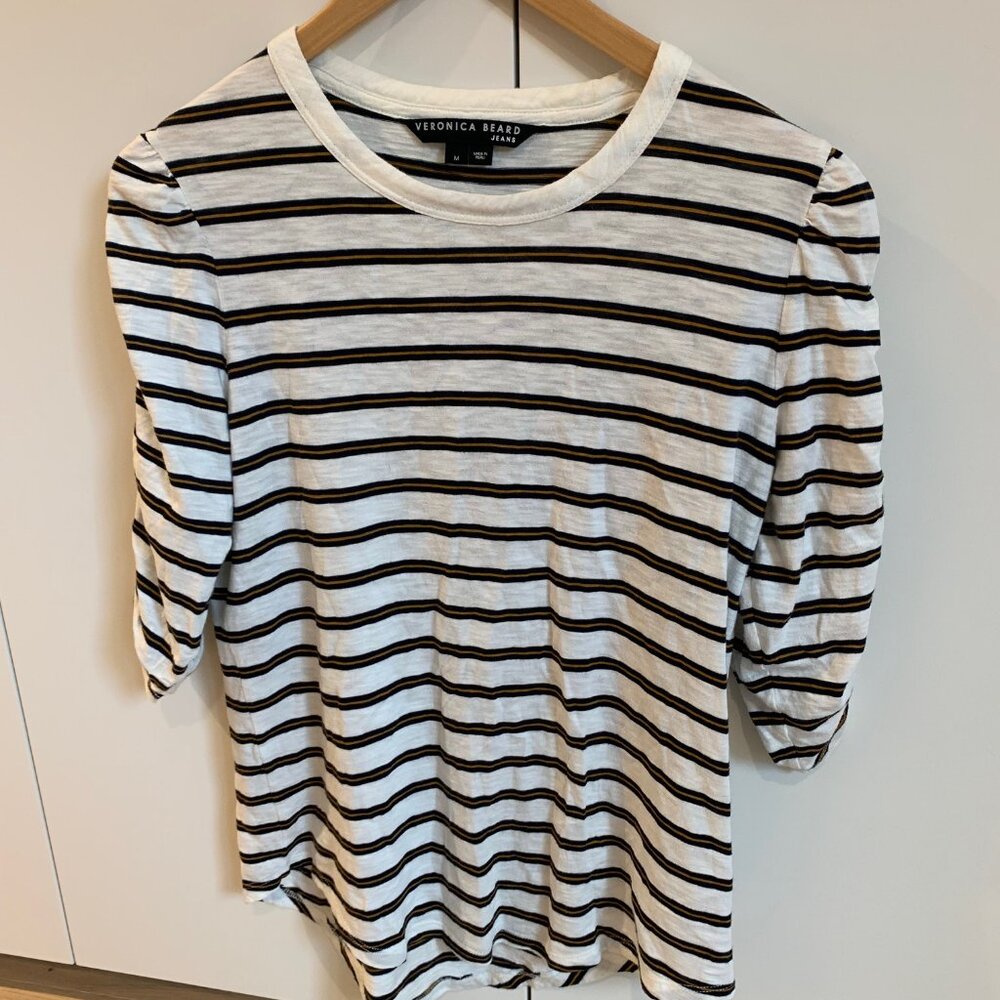 Veronica Beard Waldorf striped tee